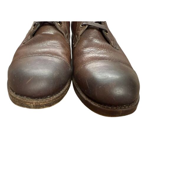 "FRYE" Men's Lace Up Dk. Brown Leather Chukka Boot SZ 8.5 Preppy College Bloque‎ - Picture 11 of 11